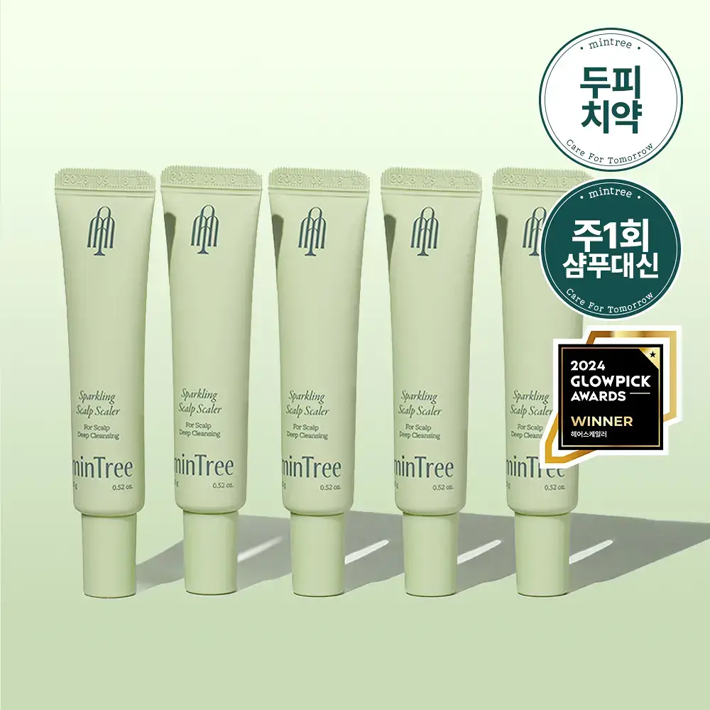 [두피치약] 민트리 탄산버블 두피 스케일러 75g (15gx5ea)